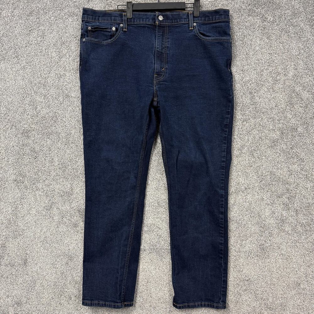 Levis 541 Jeans Mens 42x29.5 Blue Athletic Taper Stretch Denim Dark Wash Classic